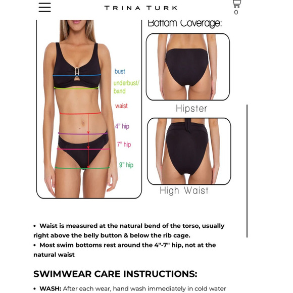 NEW Trina Turk Monaco One Piece Swimsuit Twist Back Flame Red/Orange $154 8 - Picture 8 of 8